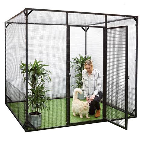 metal cat enclosure|affordable cat enclosures.